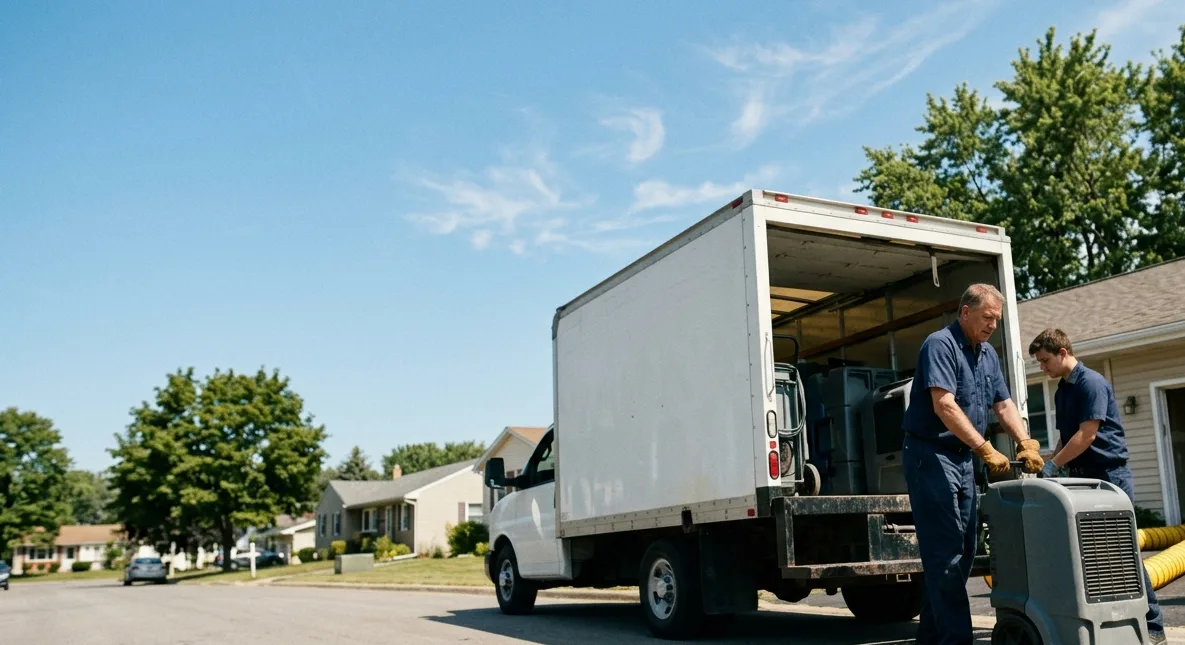 Water Damage Cleanup in Minot Afb, ND near me